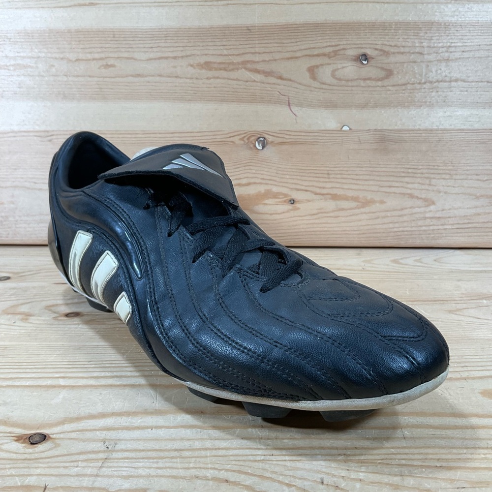 Adidas Traxion Firm Ground FG Soccer Cleats Men’s 10.5 Black White 2005  132255